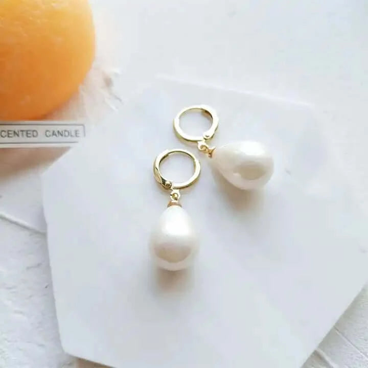 Beaded Pearl Earrings