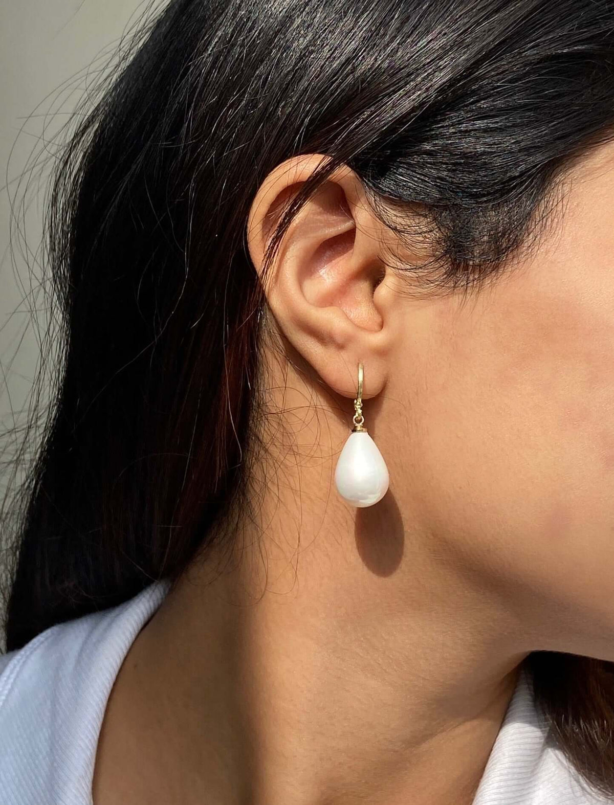 Beaded Pearl Earrings