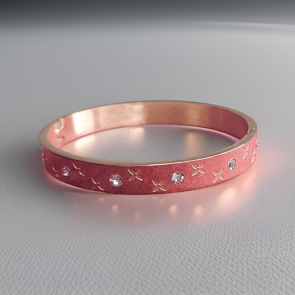 Add a touch of floral charm to your look with our Beautiful Dior Flower Bracelet. Featuring intricate flower details, this bracelet is perfect for adding a feminine touch to any ensemble. Made from high-quality materials, it's durable and long-lasting.