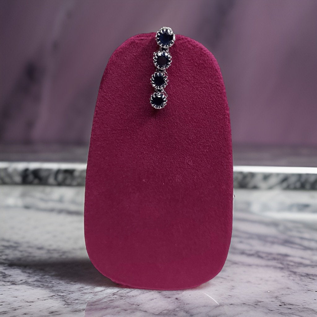 Add a pop of color to your look with our Beautiful Silver Blue Necklace. This stunning piece features a silver chain with blue accents for a chic and sophisticated look. The adjustable length ensures a comfortable fit, making it suitable for all necklines.