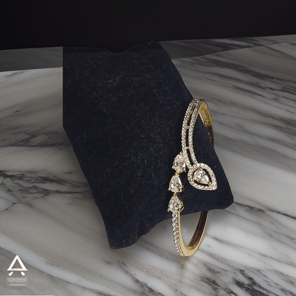 Add a touch of sparkle to your wrist with our Four Diamond Look Like Bracelet. This stunning piece features four dazzling diamond-like accents for a glamorous look. The adjustable chain ensures a perfect fit, making it suitable for all wrist sizes.
