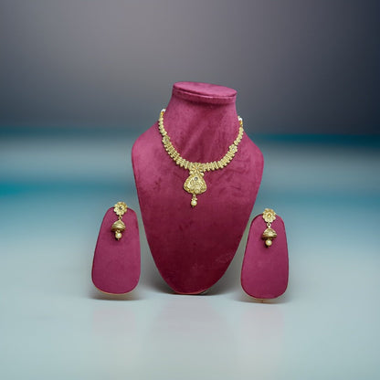Elevate your look with our Kuhu Necklace. This stunning piece exudes sophistication with its timeless design and superior craftsmanship. Whether worn alone or layered with other necklaces, it adds a touch of glamour to any outfit.