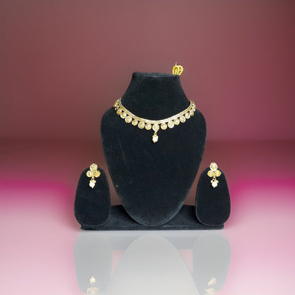 Elevate your look with our Kuhu Necklace. This stunning piece exudes sophistication with its timeless design and superior craftsmanship. Whether worn alone or layered with other necklaces, it adds a touch of glamour to any outfit.