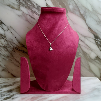 Make a statement with our Pyramid Sterling Pendant. This bold piece features a pyramid-shaped pendant crafted from sterling silver, adding a touch of edgy elegance to any look. The adjustable chain ensures a comfortable fit, making it suitable for all occasions.